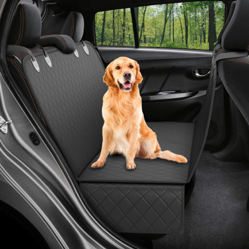 Pet Carrier Hammock Safety Protector Car Rear Back Seat Mat With Zipper