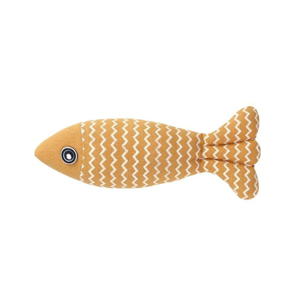 Burlap Fish Catnip Cat Toy
