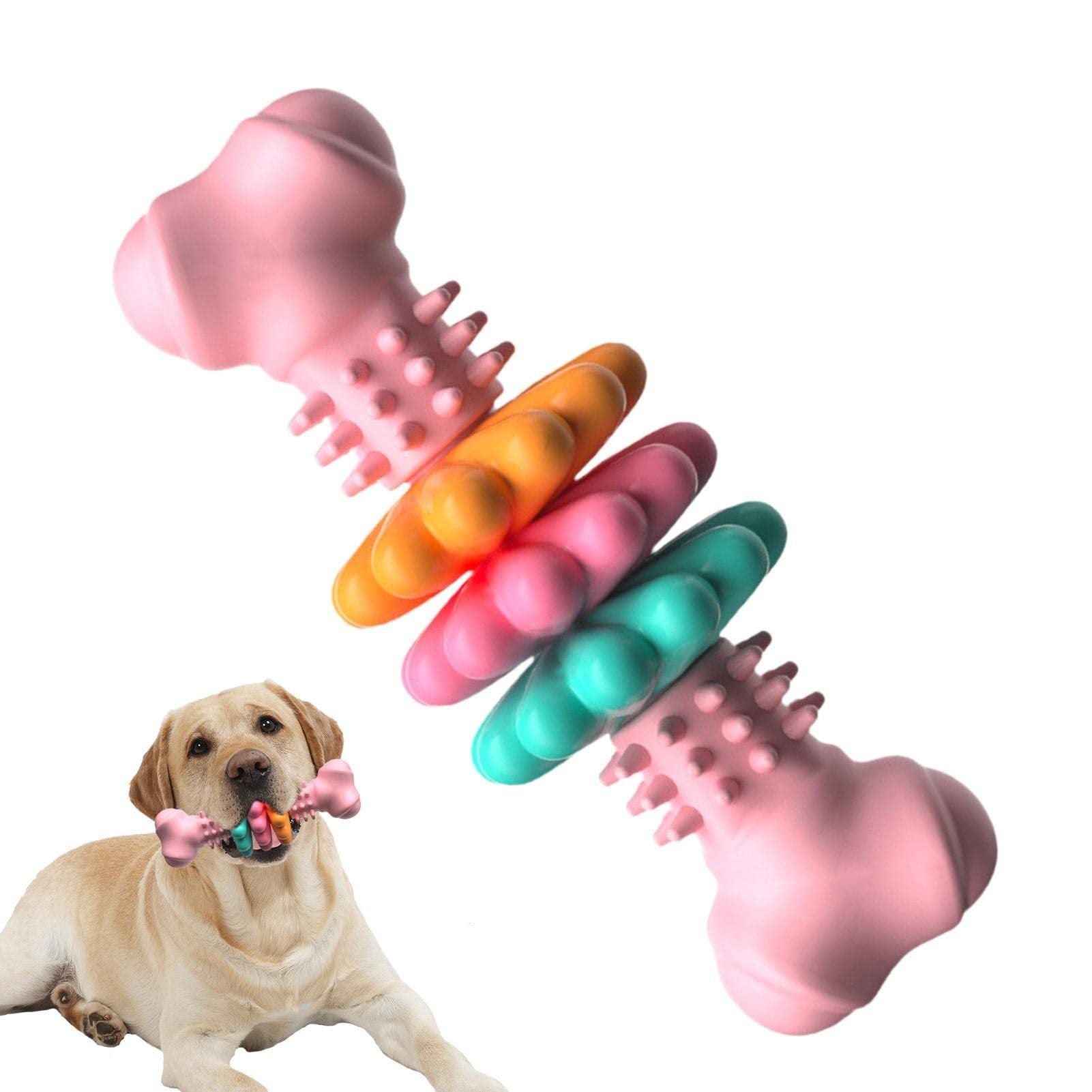Dogs Teeth Cleaning Toys Indestructible TPR Bone