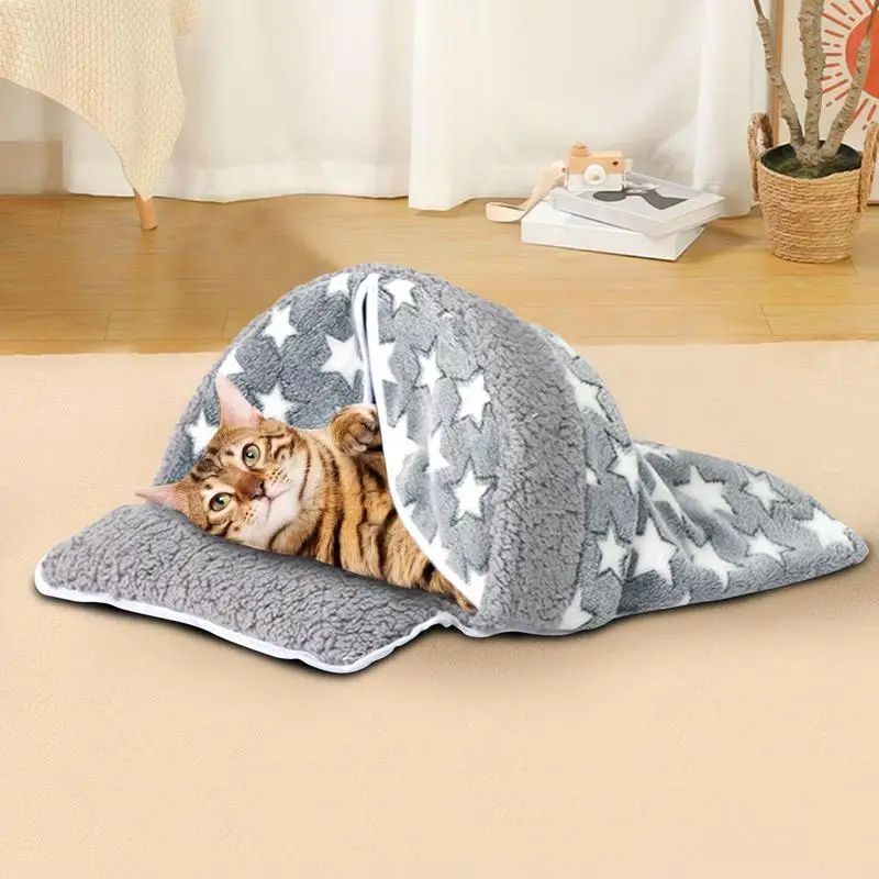 Flannel Pet Sleeping Mat for Small Large Dog Blanket Pet Supplies