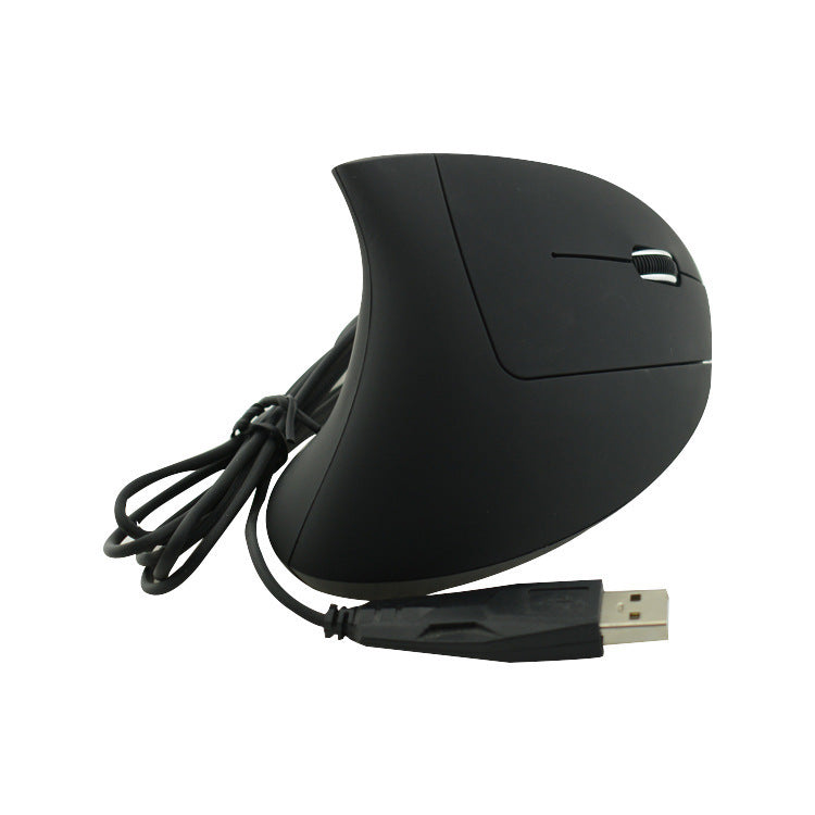 Vertical Wired Optical Handheld Mouse