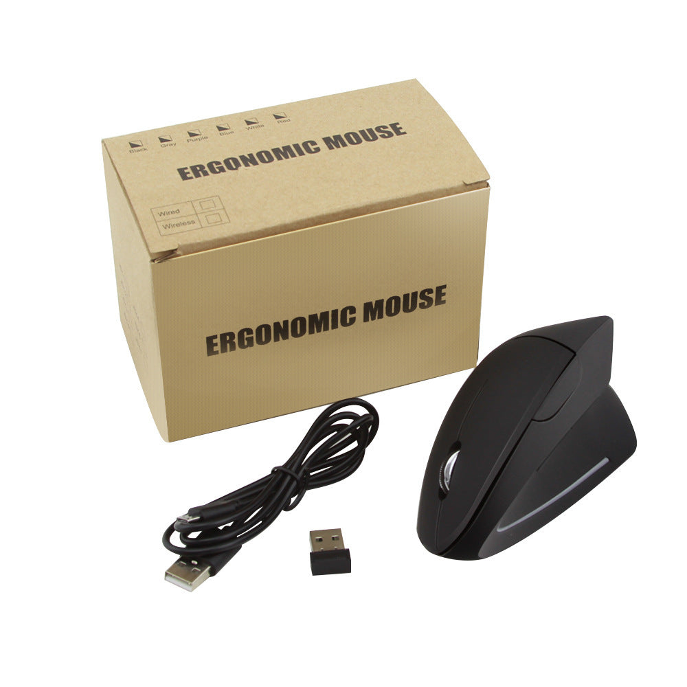 Vertical Wired Optical Handheld Mouse