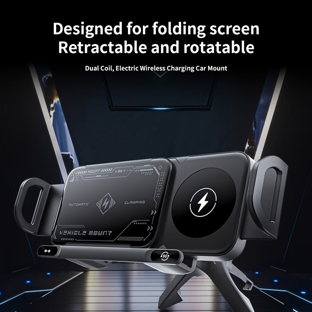 Mobile Phone Car Holder with Wireless Fast Charging