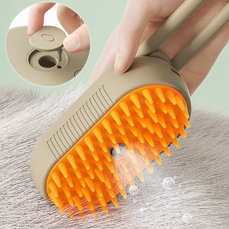 Cat Dog Steamy Brush Steam Brush Electric Sprayer for Massage Pet Grooming