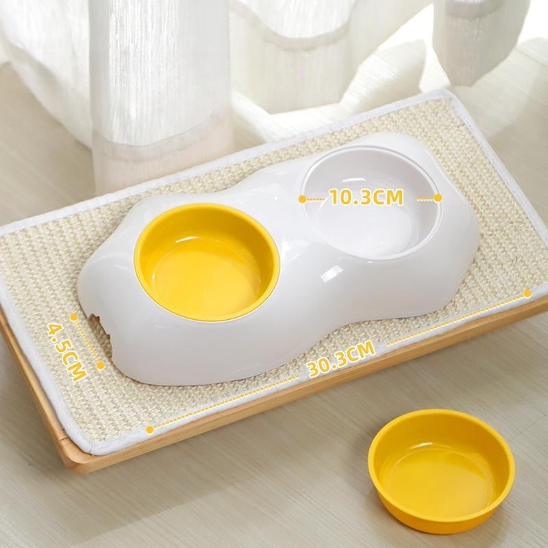 Egg-shaped Pet Bowl Drinking Water