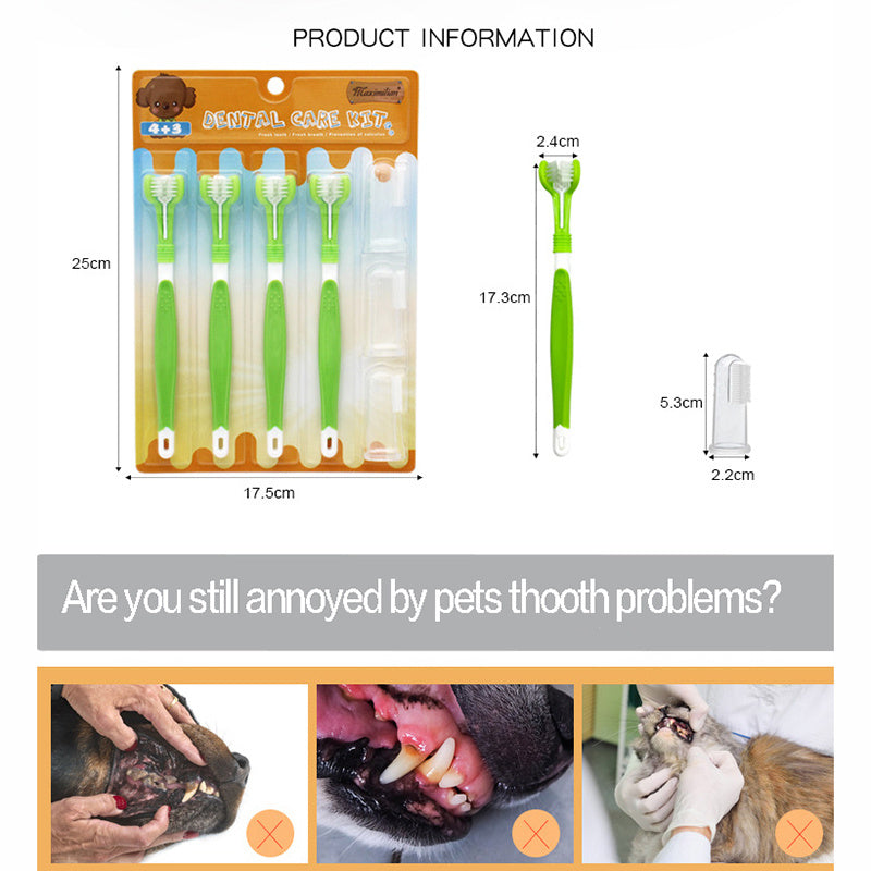 Pet Silicone Finger Toothbrush