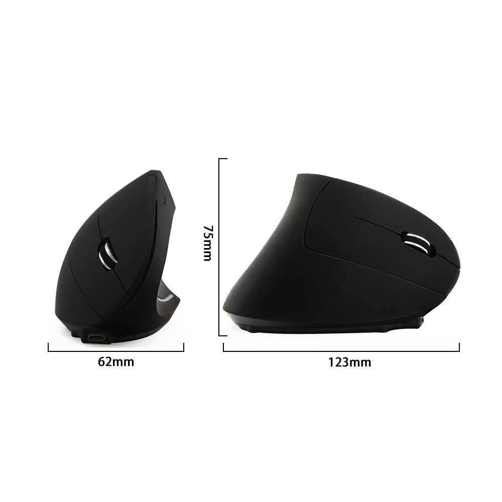 Vertical Wired Optical Handheld Mouse