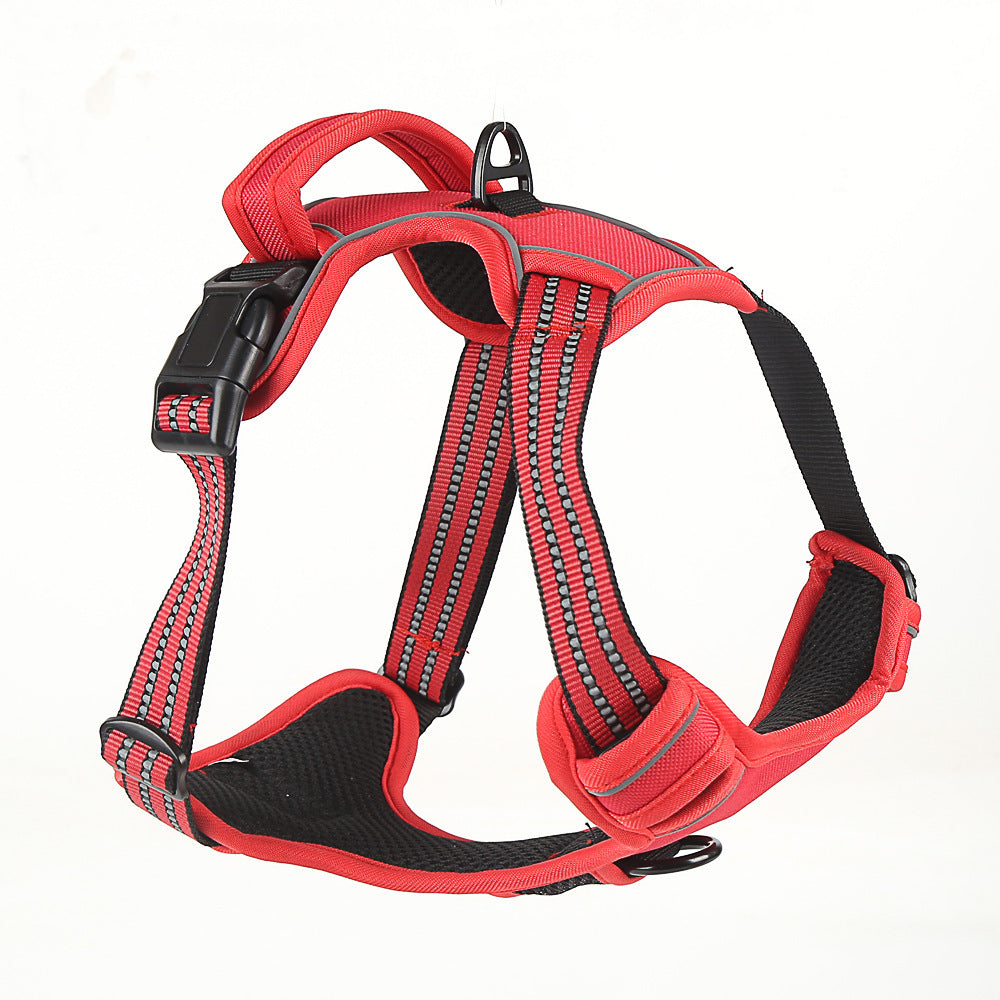 No Pull Breathable Reflective Pet Harness Vest