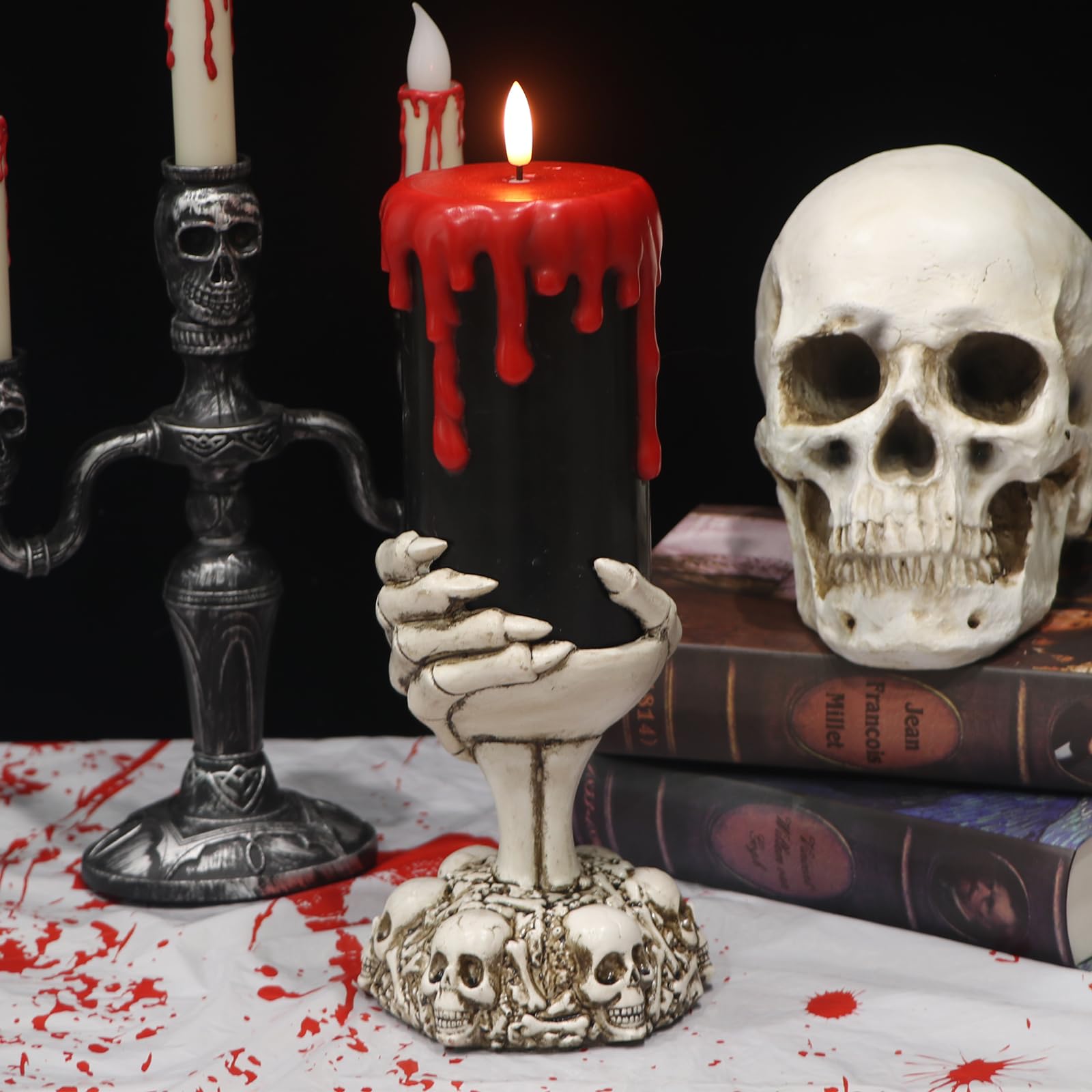 Eldnacele Halloween Flameless LED Candles