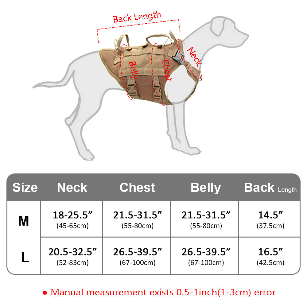 Dog Outdoor Vest Tactical Suit