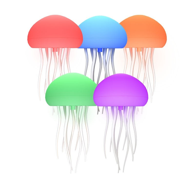 Modern Jellyfish Table Lamp USB Rechargeable Adjustable Color