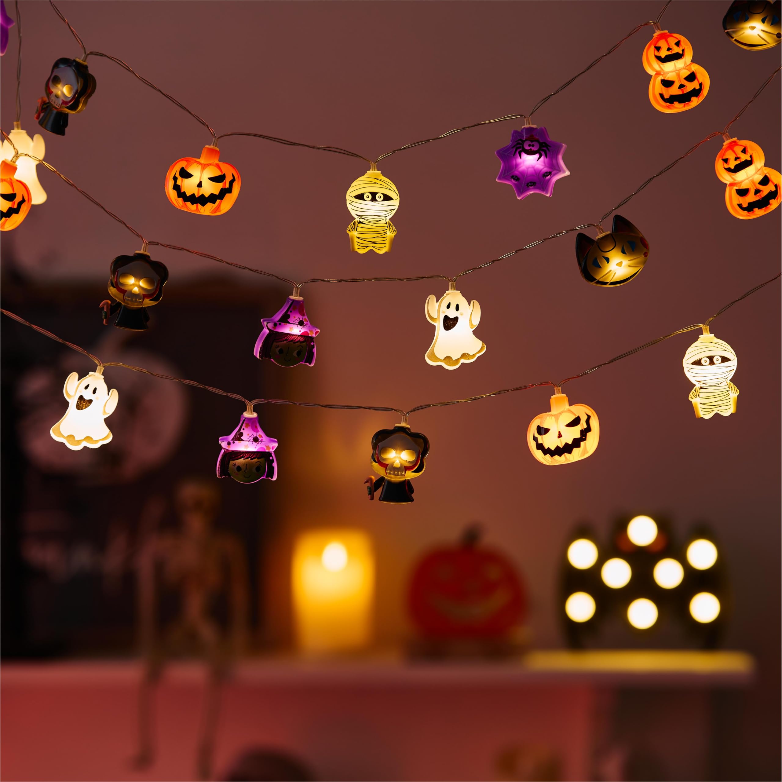 LOLStar 9.8FT Halloween Fairy String Lights
