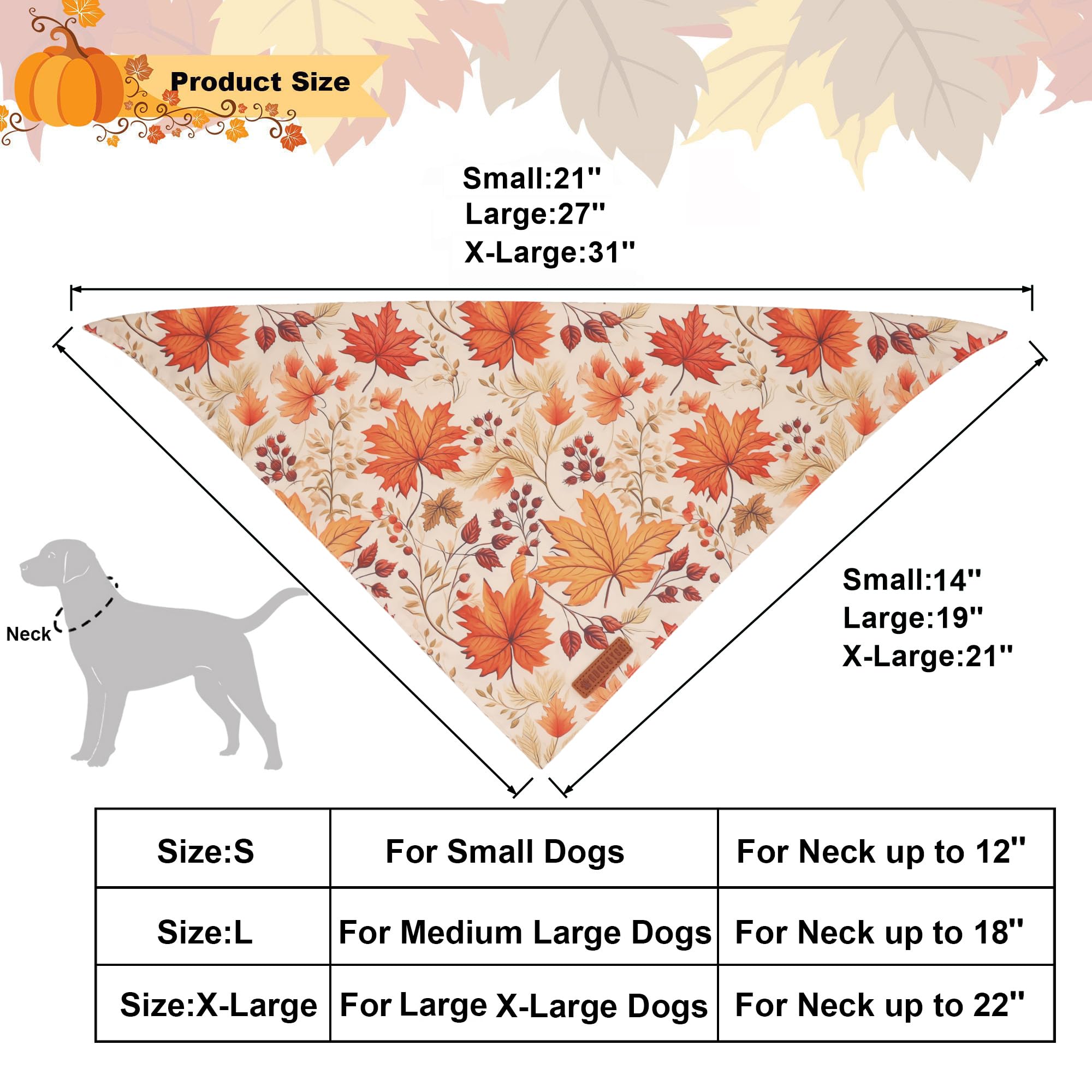 ADOGGYGO Halloween Dog Bandana