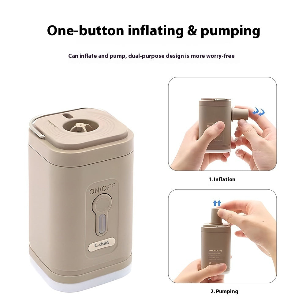 Camping Electric Air Pump Portable Wireless Air Compressor