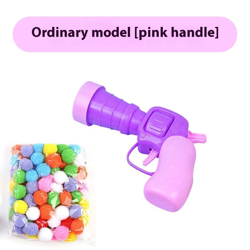 Plush Ball Shooting Gun Cat Toys