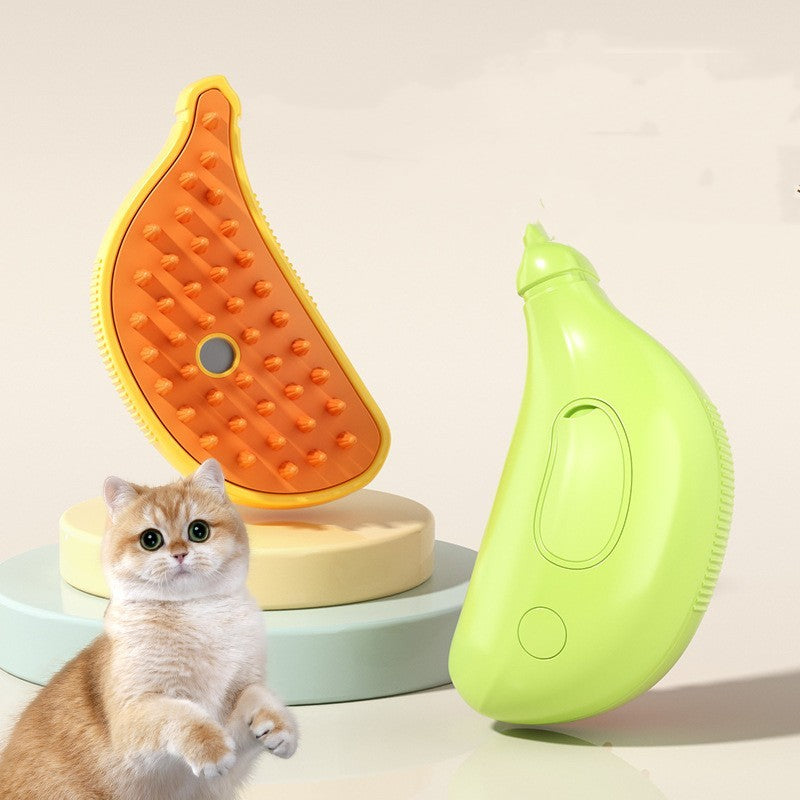 3 In 1 Pet Steam Brush Cat Dog Cleaning Steamy Spray Massage Beauty Comb